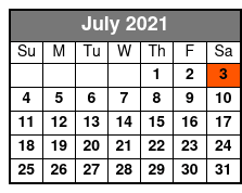 Man in Black VIP Seating July Schedule