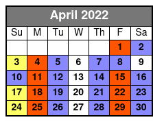 Legends in Concert April Schedule