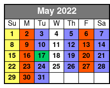 Legends in Concert May Schedule