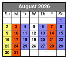 Legends in Concert Branson August Schedule