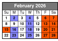 Comedy Jamboree February Schedule
