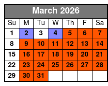 Comedy Jamboree March Schedule