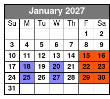 Comedy Jamboree  January Schedule