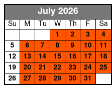 Comedy Jamboree July Schedule