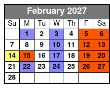 Comedy Jamboree February Schedule