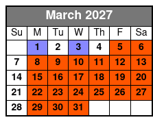 Comedy Jamboree March Schedule