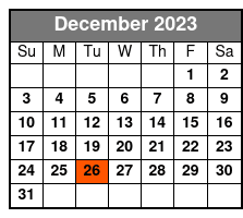 Comedy Jamboree Christmas Show December Schedule