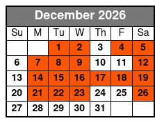 Comedy Jamboree Christmas Show December Schedule