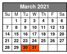 7 - 8 Minute Helicopter Flight March Schedule
