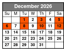 #1 Hits of the 60s Christmas Show December Schedule