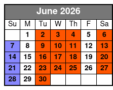 Hamners' Unbelievable Magic Variety Show June Schedule