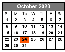 New Jersey Nights October Schedule