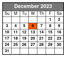 New Jersey Nights December Schedule