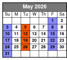 New Jersey Nights May Schedule