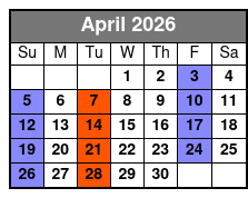 New Jersey Nights a Frankie Valli & the Four Seasons Celebration April Schedule
