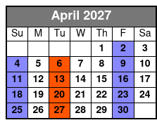 New Jersey Nights a Frankie Valli & the Four Seasons Celebration April Schedule
