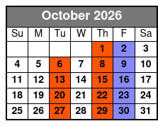 ABBA Tribute: Thank You For The Music October Schedule