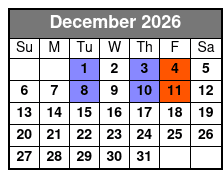 ABBA Tribute: Thank You For The Music December Schedule