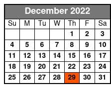 Beach Boys California Dreamin December Schedule