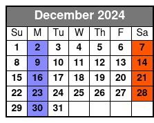 Doo Wop and More December Schedule
