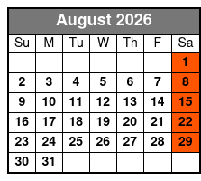 Doo Wop and More August Schedule