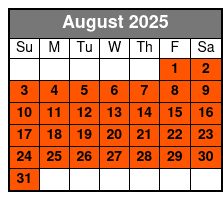 Branson's Wild World Animal Adventure & Nine Hole Black Light Mini Golf Abyss Regular Plus Ticket August Schedule