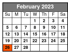 National Tiger Sanctuary Awareness Tour February Schedule