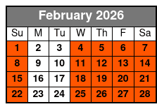 National Tiger Sanctuary Awareness Tour February Schedule