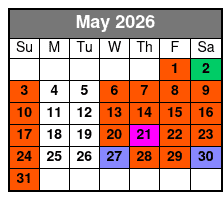 National Tiger Sanctuary Awareness Tour May Schedule