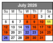 National Tiger Sanctuary Awareness Tour July Schedule