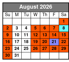 National Tiger Sanctuary Awareness Tour August Schedule