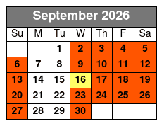 National Tiger Sanctuary Awareness Tour September Schedule