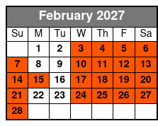 National Tiger Sanctuary Awareness Tour February Schedule