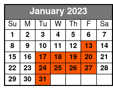 Down Home Country Show January Schedule