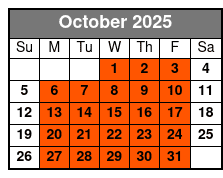 Down Home Country Show October Schedule
