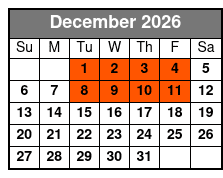 Down Home Country Show December Schedule