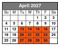 Down Home Country Show April Schedule