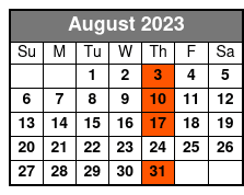 New South Gospel August Schedule