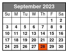 New South Gospel September Schedule