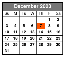 New South Gospel December Schedule