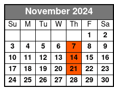 New South Gospel November Schedule