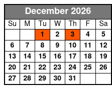 C.J. Newsom's Classic Country and Comedy Christmas Show  December Schedule