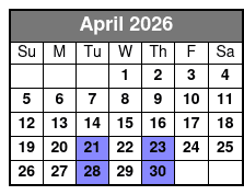 C.J. Newsom's Classic Country and Comedy April Schedule