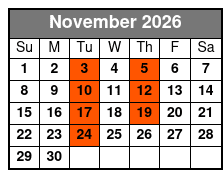 C.J. Newsom's Classic Country and Comedy November Schedule