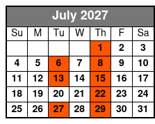 C.J. Newsom's Classic Country and Comedy July Schedule