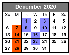 Dublin's Irish Tenors and The Celtic Ladies - A Celtic Christmas December Schedule