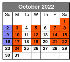 Rick Thomas Mansion of Dreams October Schedule