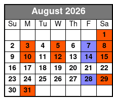 The Magic Of Rick Thomas August Schedule