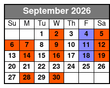 The Magic Of Rick Thomas September Schedule