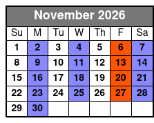 The Magic Of Rick Thomas November Schedule